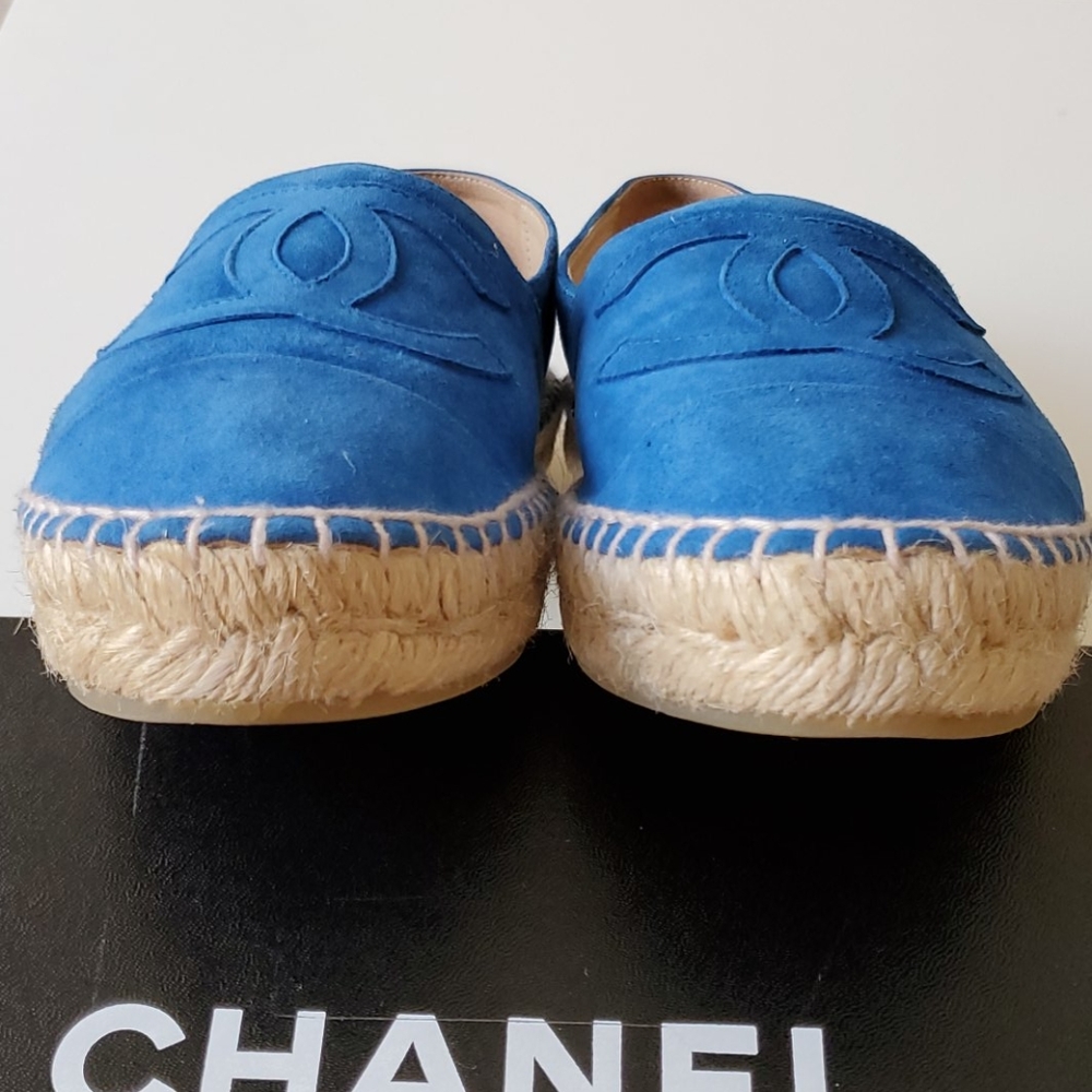 CHANEL Suede Espadrilles 37 - Picture 5 of 14